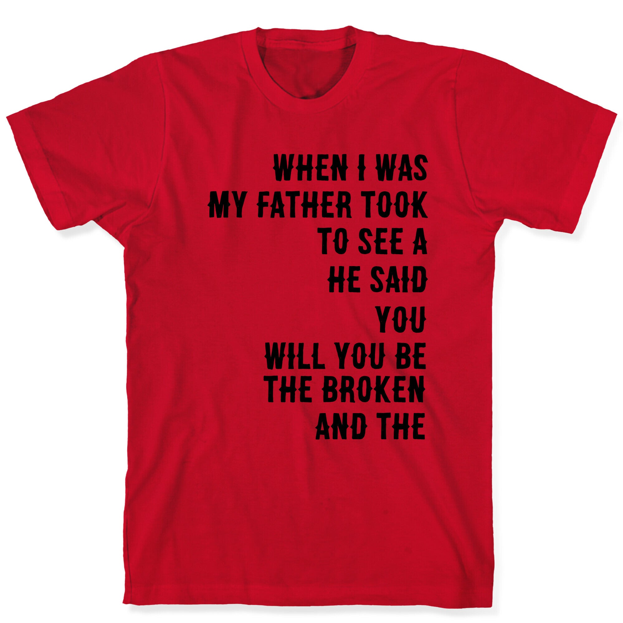 When I Was a Young Boy (1 of 2 pair) T-Shirt